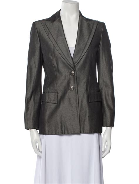 versace blazer damen schwarz|vintage Versace blazer.